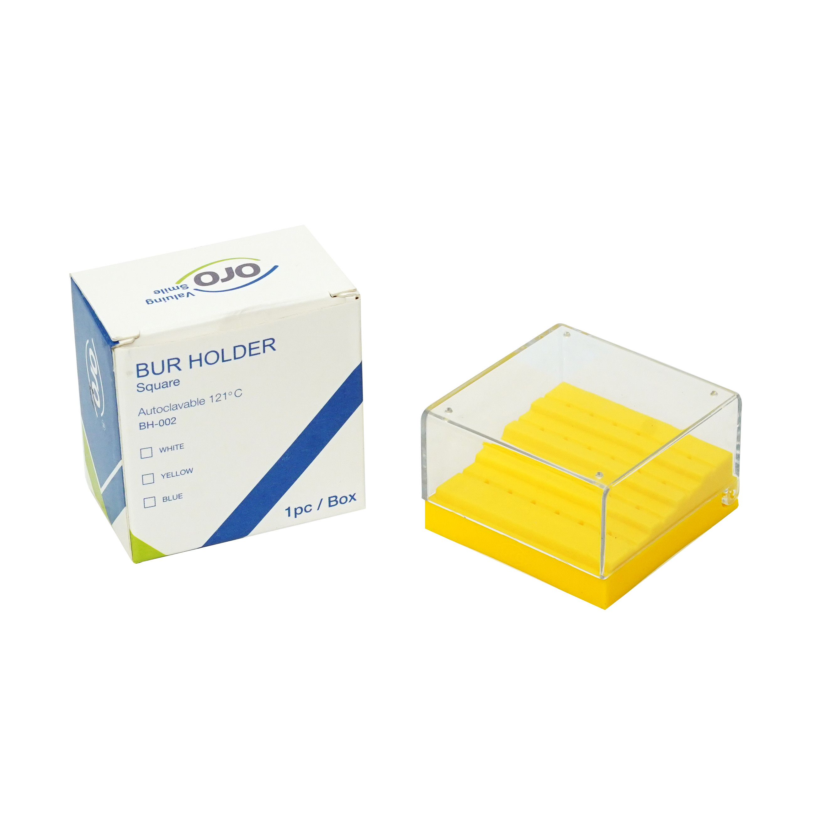 Bur Holder Square-ORO Autoclavable 36 Holes  (Pack of 5)